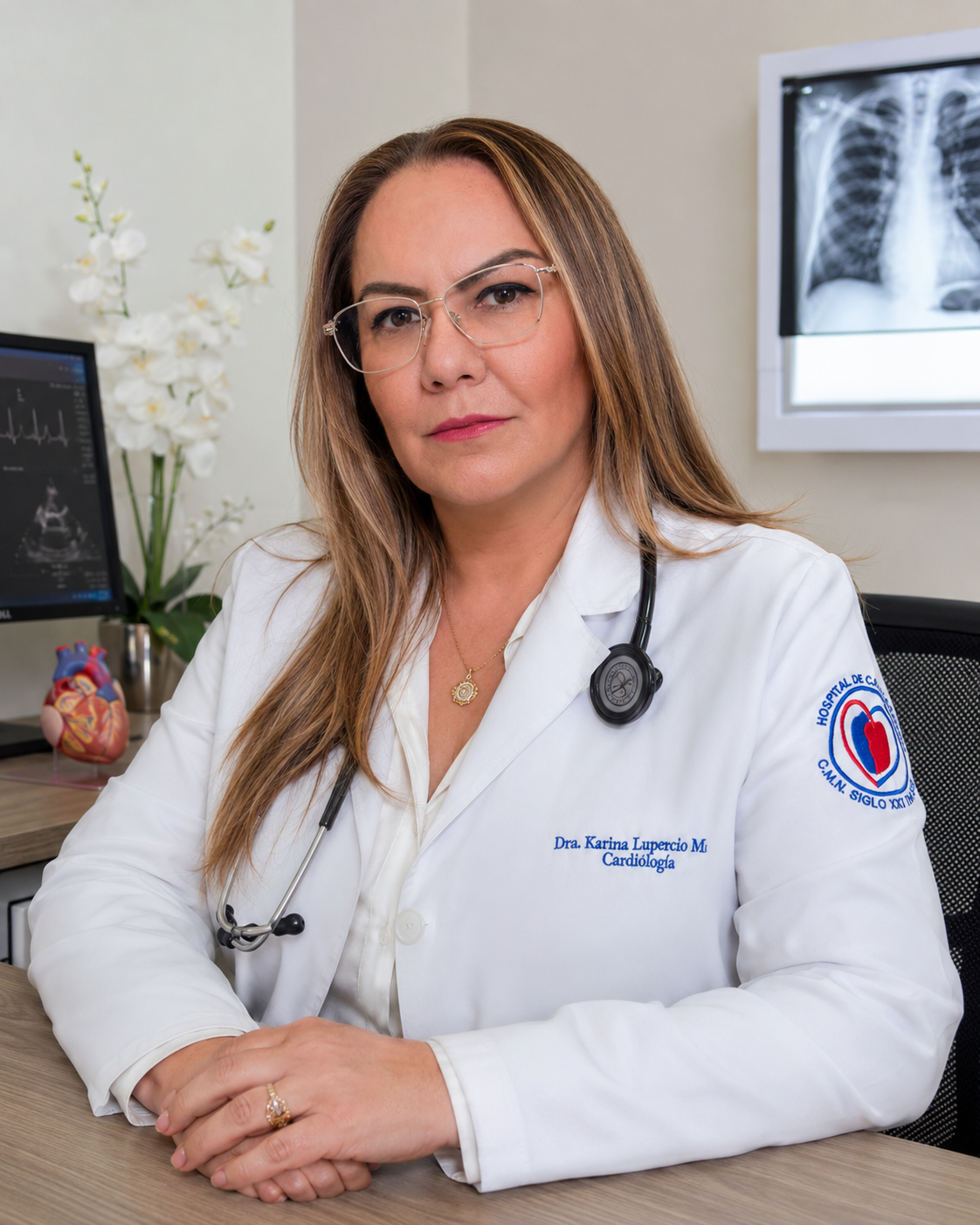 Dra. Karina Lupercio Mora, cardióloga en Ciudad de México