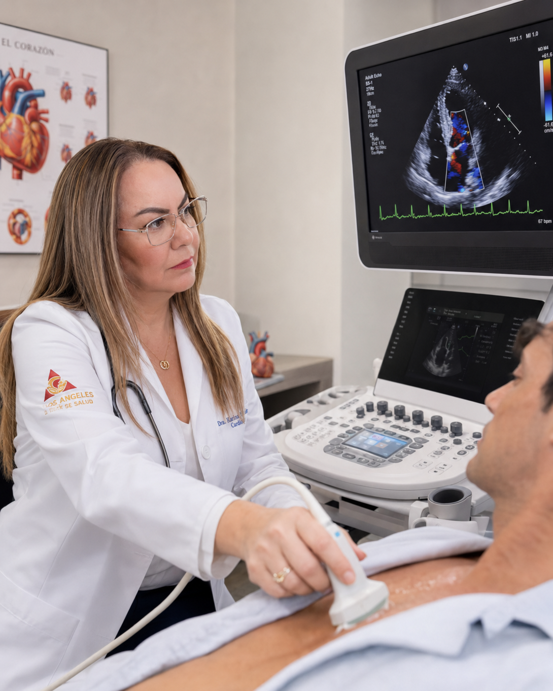 Estudio de ecocardiografía